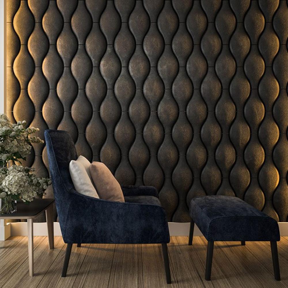 Гипсовая 3D панель с принтографией PM-108