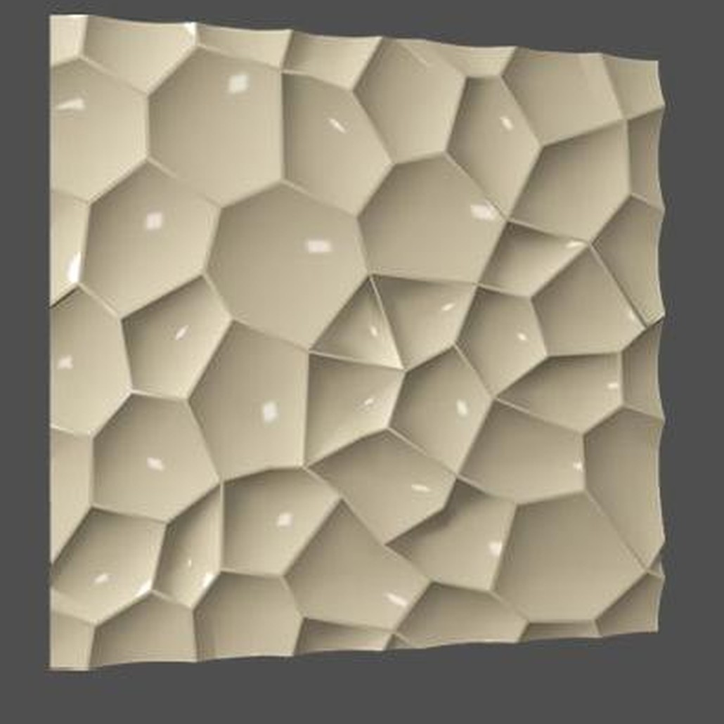 Гипсовая 3D панель с принтографией PM-13