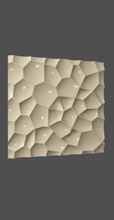 Гипсовая 3D панель с принтографией PM-13