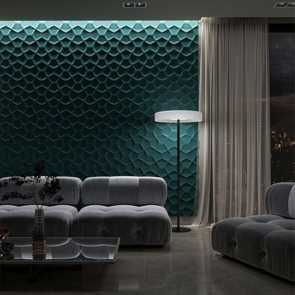 Гипсовая 3D панель с принтографией PM-17