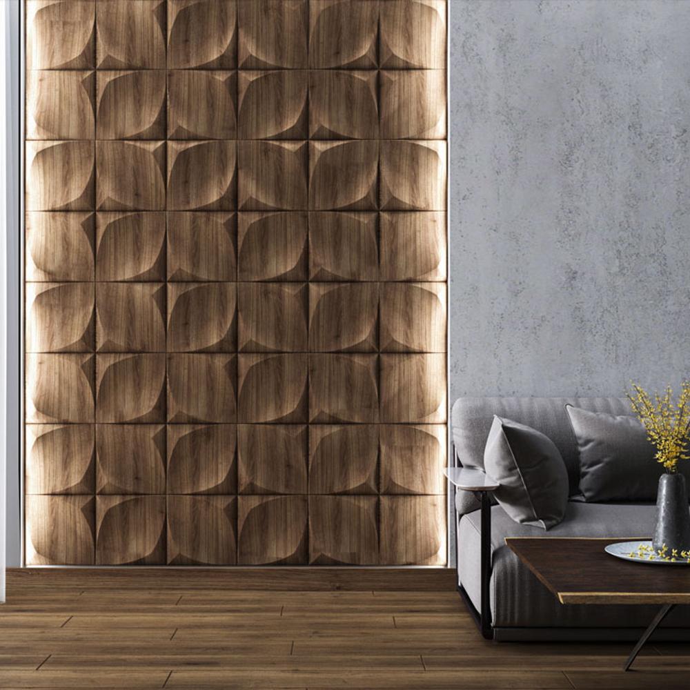 Гипсовая 3D панель с принтографией PM-22