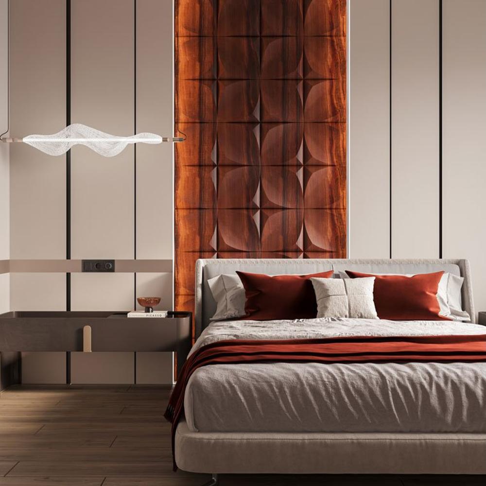 Гипсовая 3D панель с принтографией PM-22