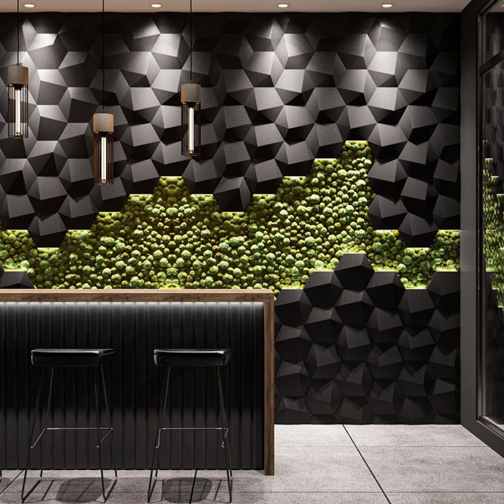 Гипсовая 3D панель с принтографией PM-30