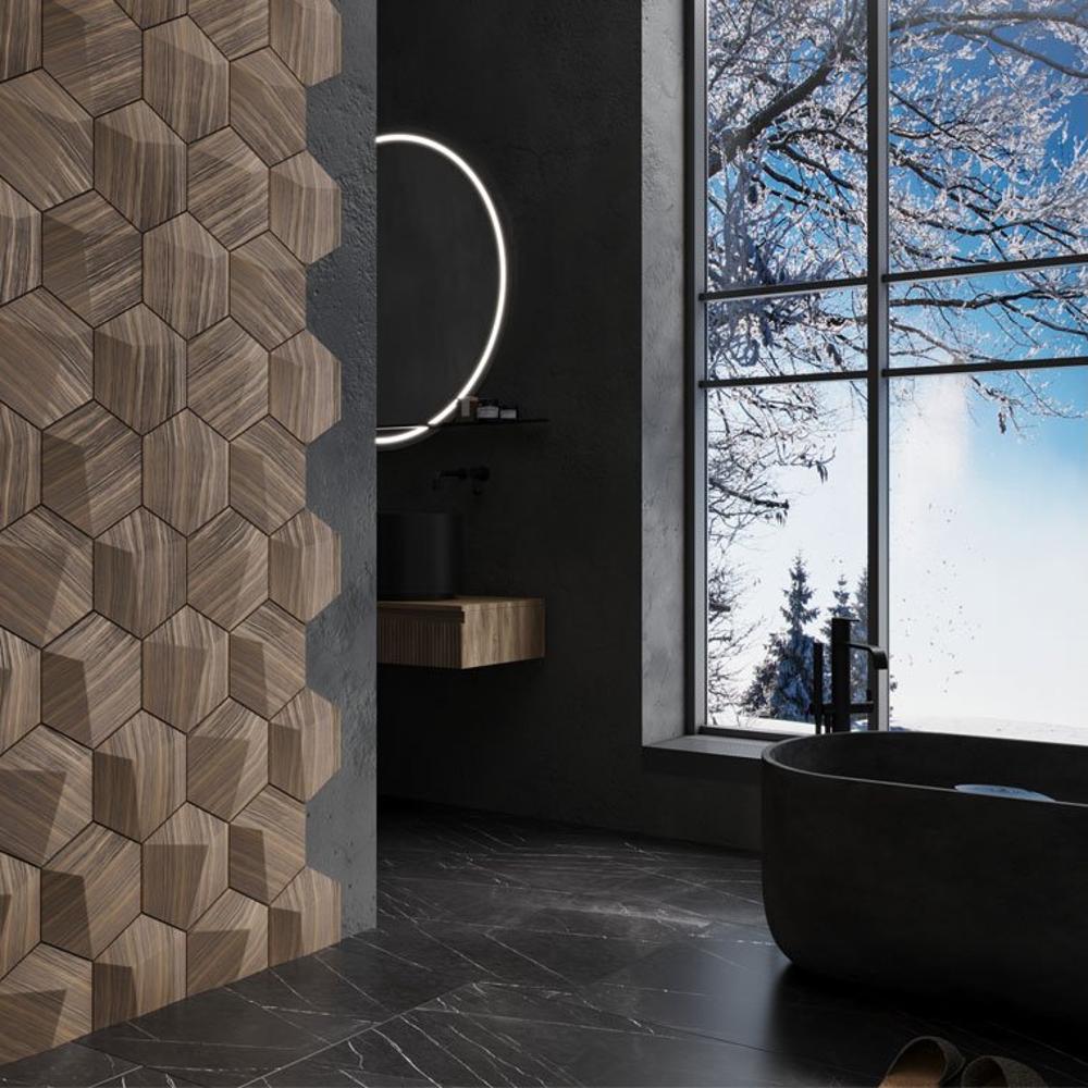 Гипсовая 3D панель с принтографией PM-30