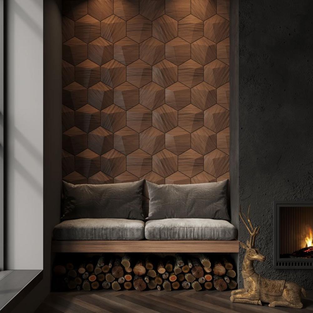 Гипсовая 3D панель с принтографией PM-30