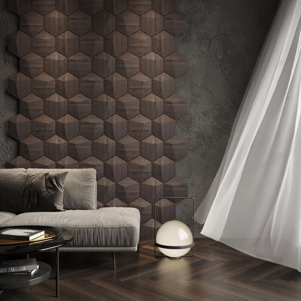 Гипсовая 3D панель с принтографией PM-30