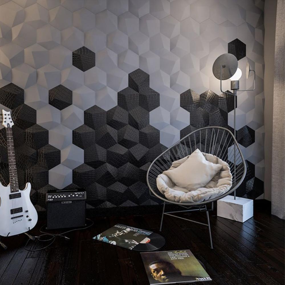 Гипсовая 3D панель с принтографией PM-30