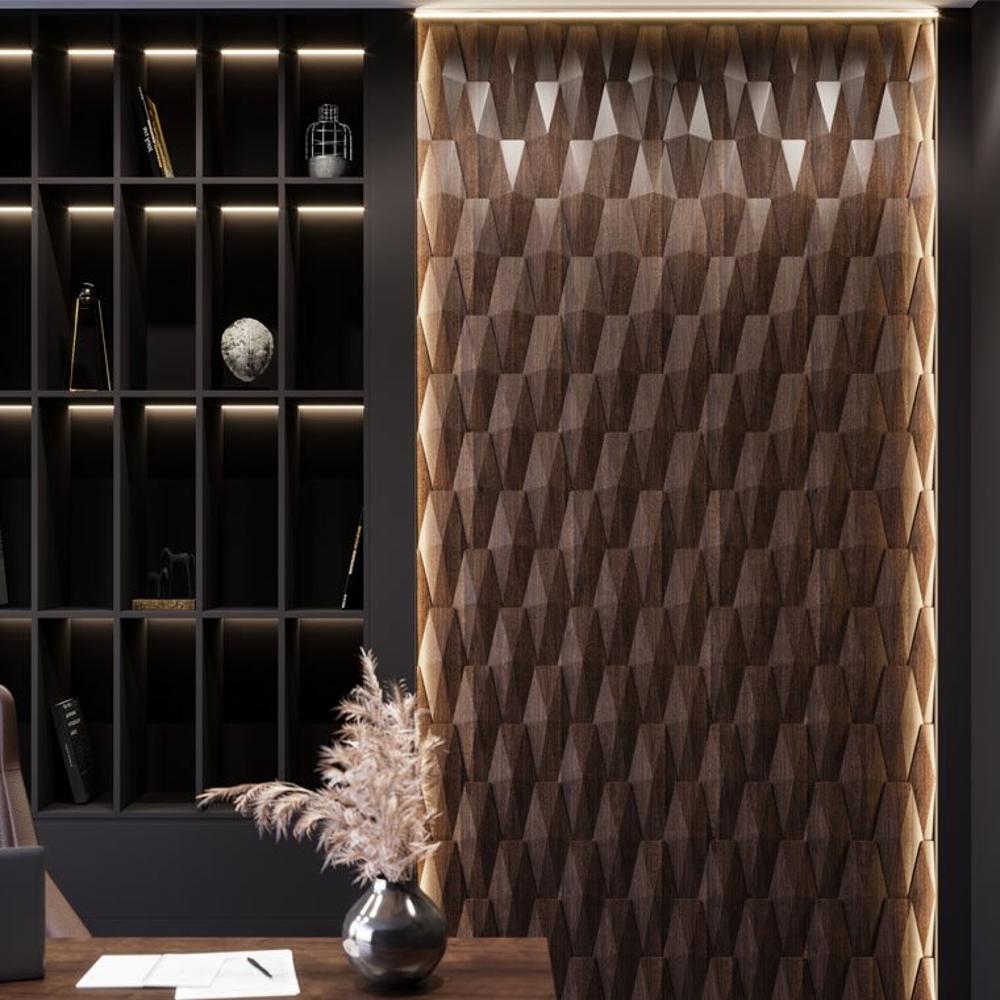 Гипсовая 3D панель с принтографией PM-36