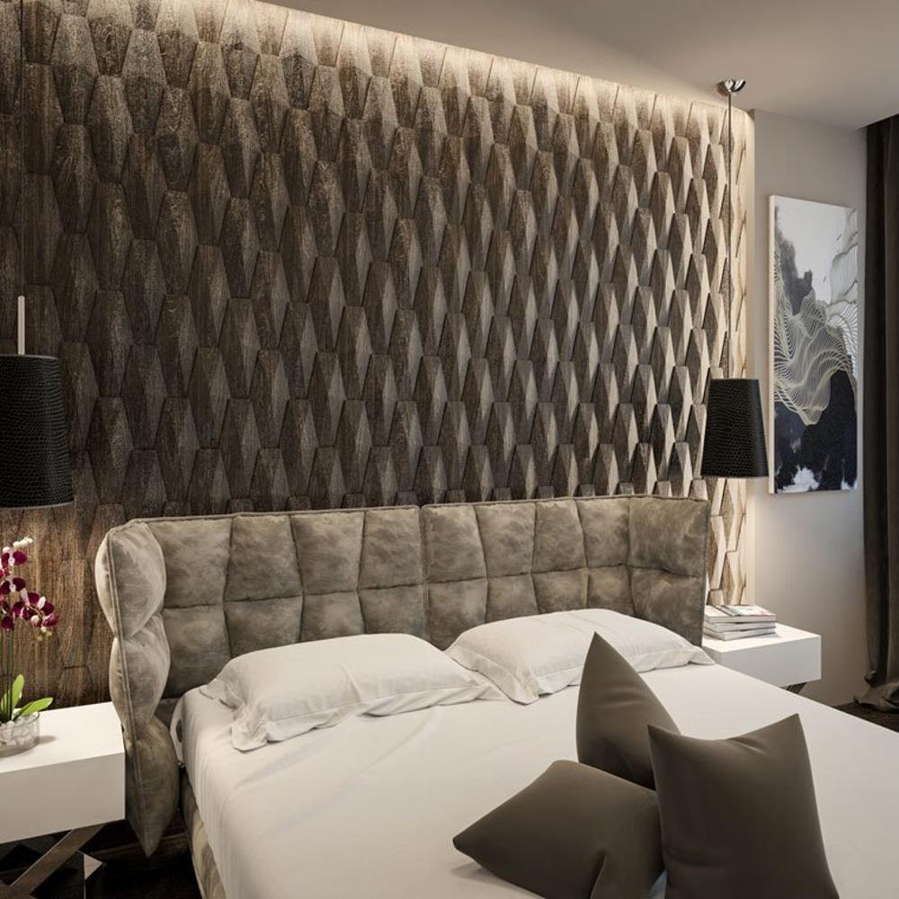 Гипсовая 3D панель с принтографией PM-36