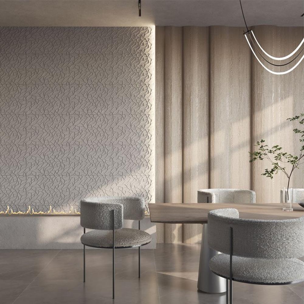 Гипсовая 3D панель с принтографией PM-39