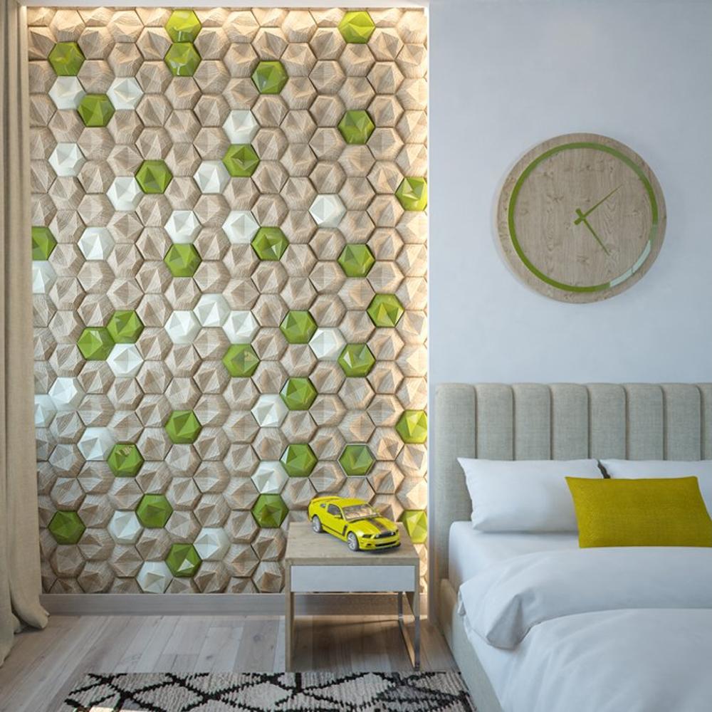 Гипсовая 3D панель с принтографией PM-41