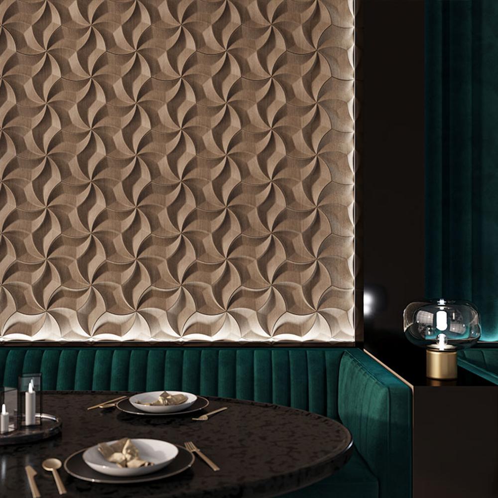 Гипсовая 3D панель с принтографией PM-46