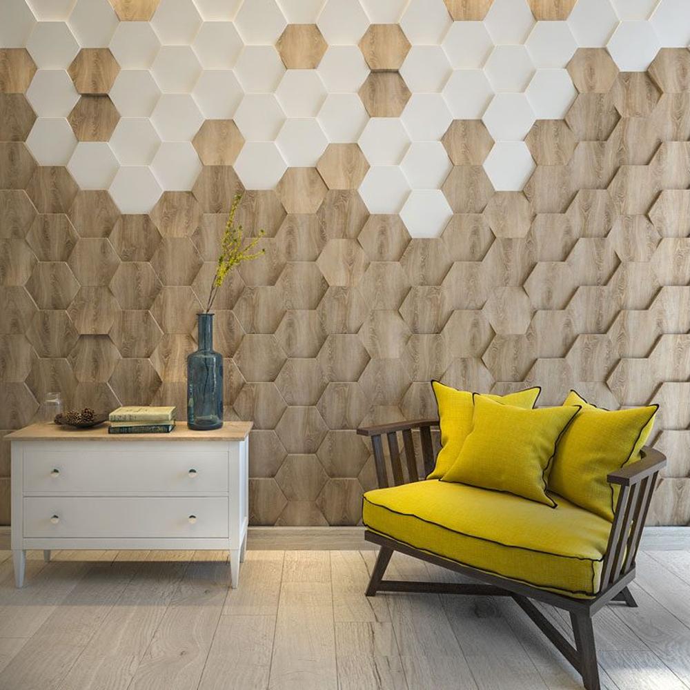 Гипсовая 3D панель с принтографией PM-47