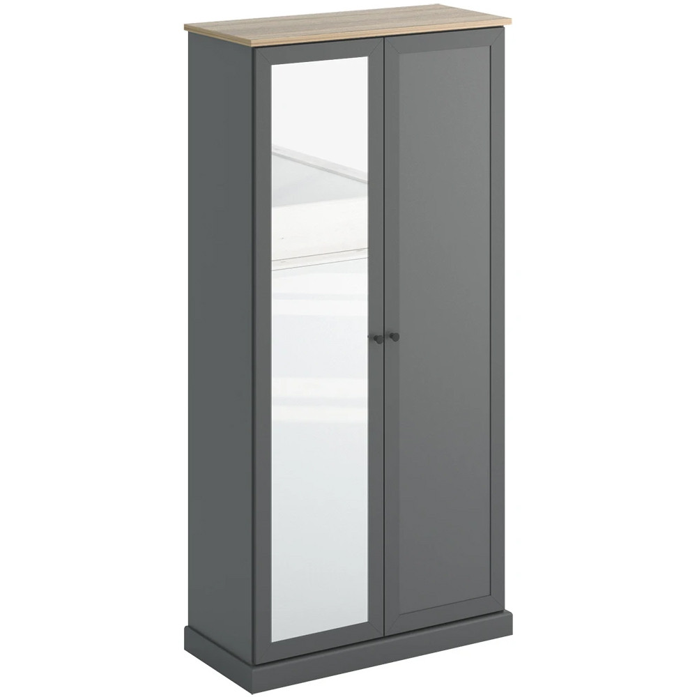 Двухдверный шкаф с зеркалом Percent Closet