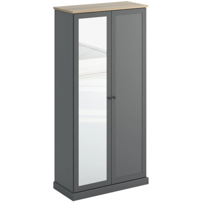 Двухдверный шкаф с зеркалом Percent Closet