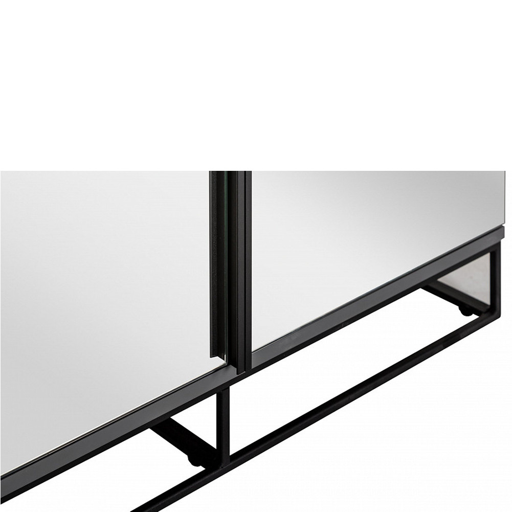 Двухдверный шкаф с зеркальными дверцами Strict Lines