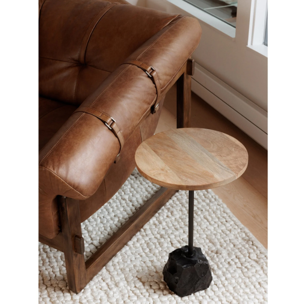 Двухместный диван Duncan винтажная коричневая кожа