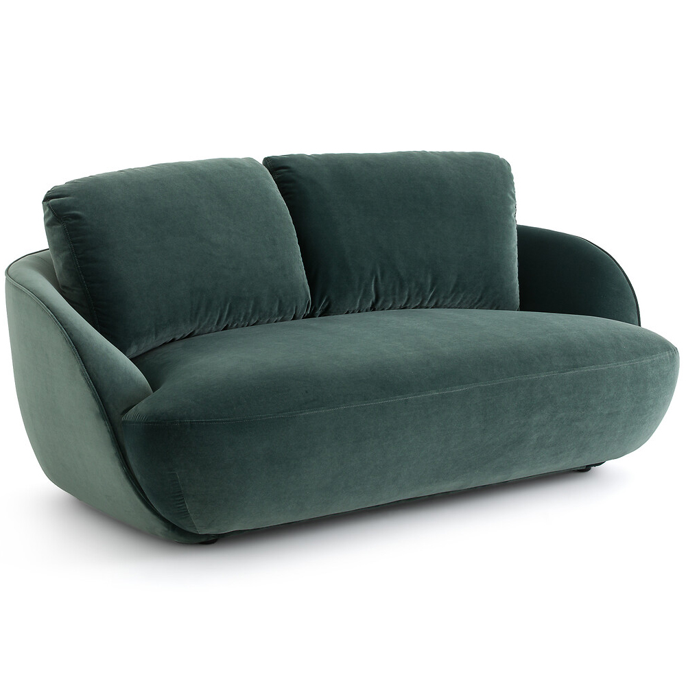 Двухместный диван Halle Green Sofa