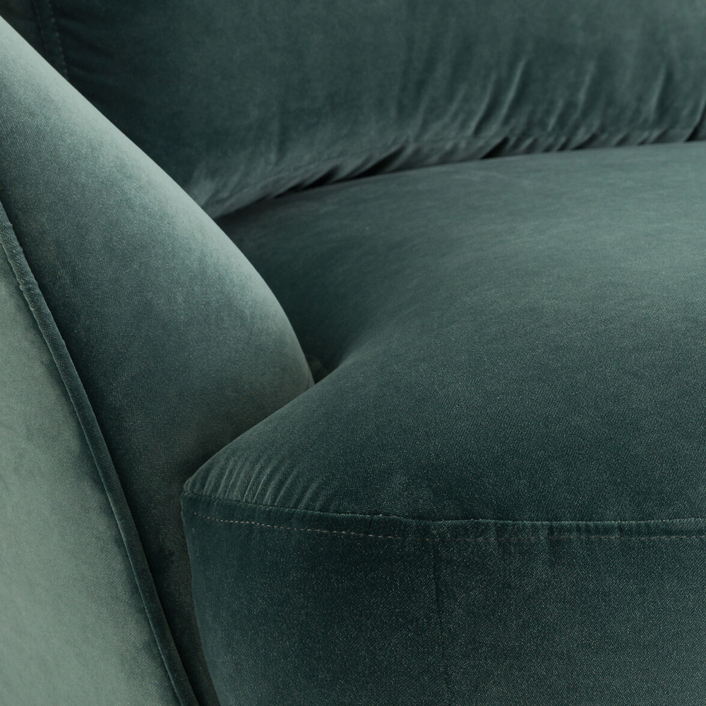 Двухместный диван Halle Green Sofa