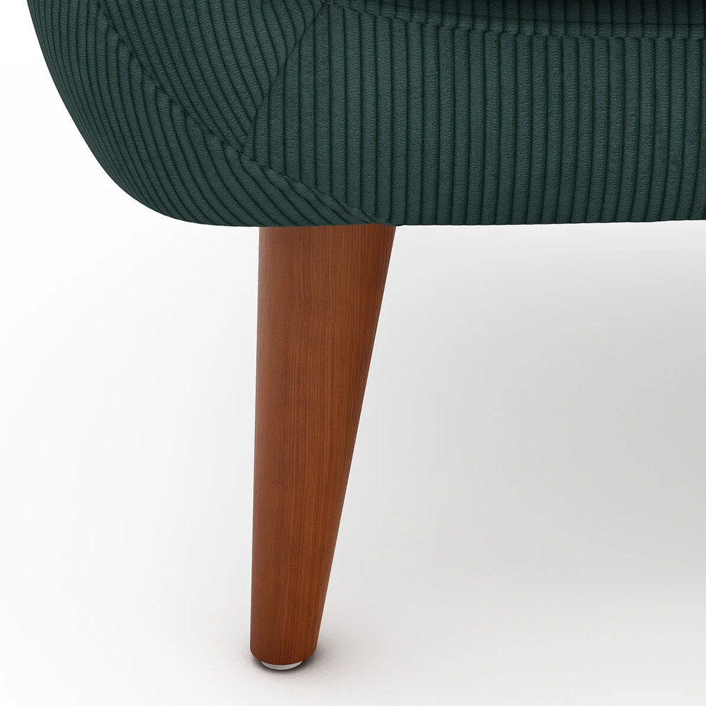 Двухместный диван с обивкой из велюра Belanger Sofa