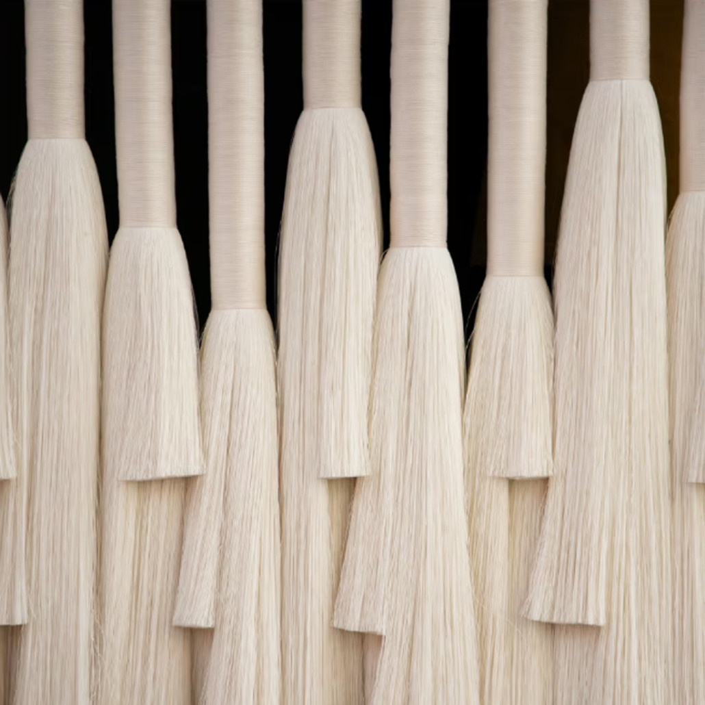 Декор на стену Белые Кисти Wall decor White Tassels