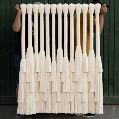 Декор на стену Белые Кисти Wall decor White Tassels