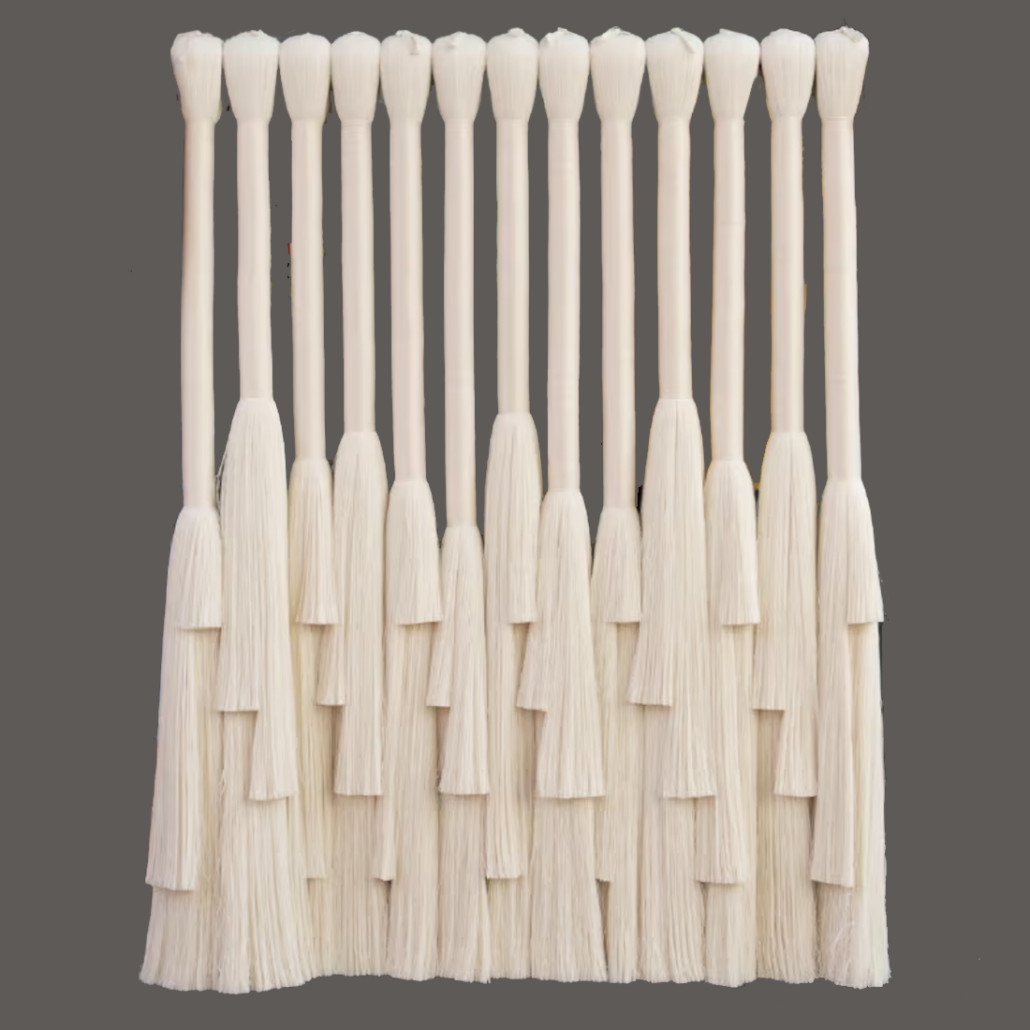 Декор на стену Белые Кисти Wall decor White Tassels