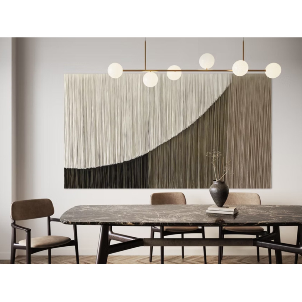 Декор на стену в стиле Ваби-Саби Wall decor Brown Abstract