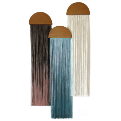 Декор на стену из нитей стиль Бохо Boho Wall Hanging III
