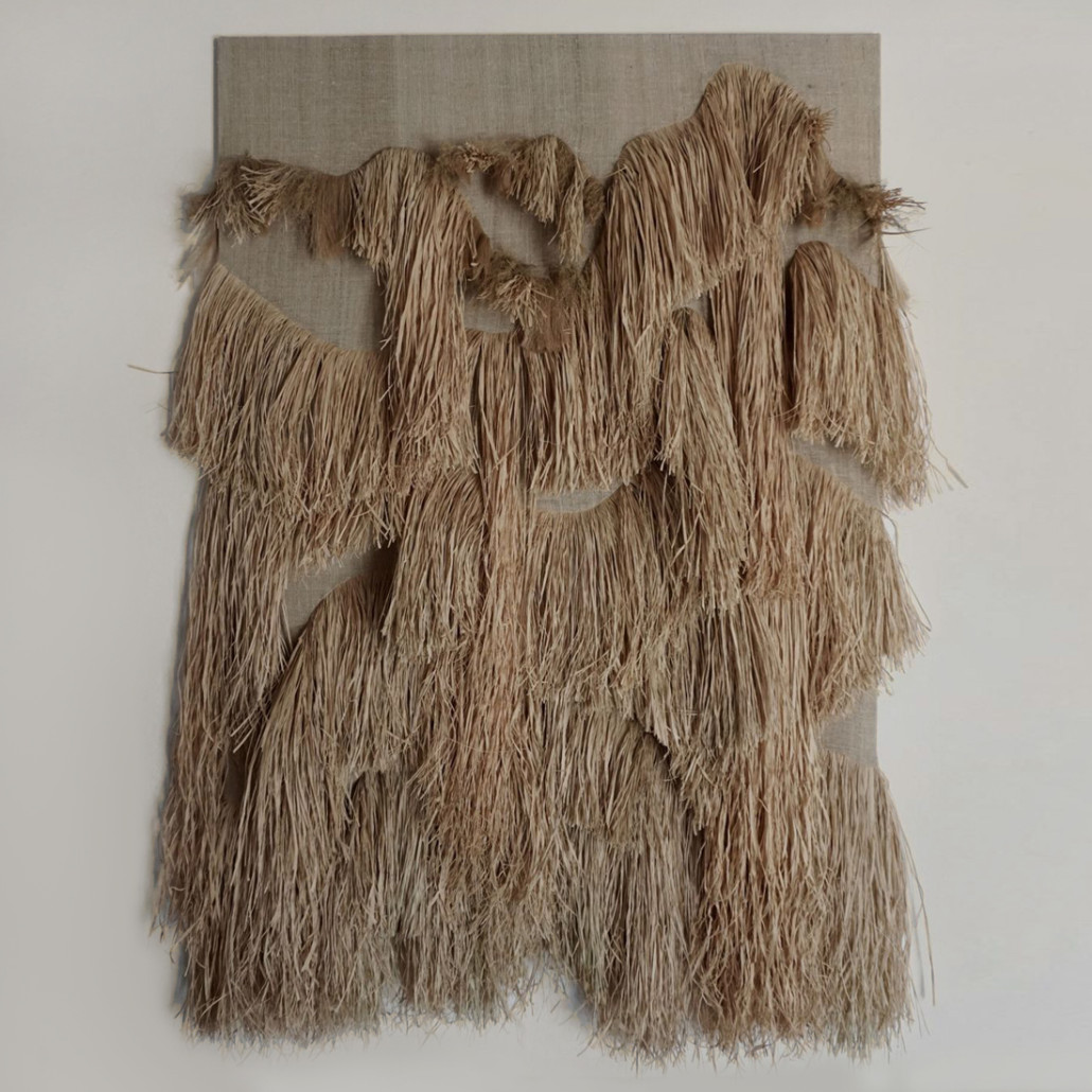 Декор настенный из соломы рафия CANVAS RAFFIA Decor