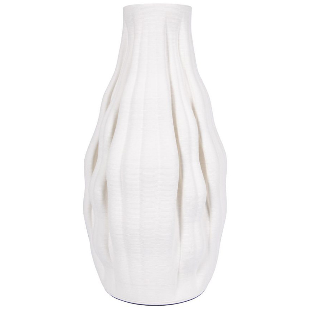 Декоративная ваза белая Мountain waterfall