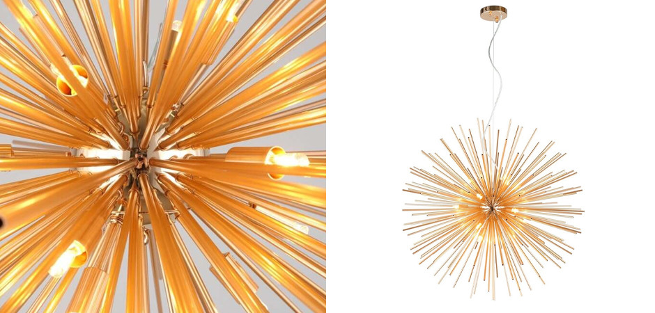 Декоративная люстра Pulsar Gold