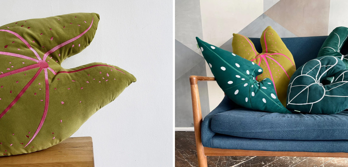 Декоративная подушка Botanical Cushion Caladium