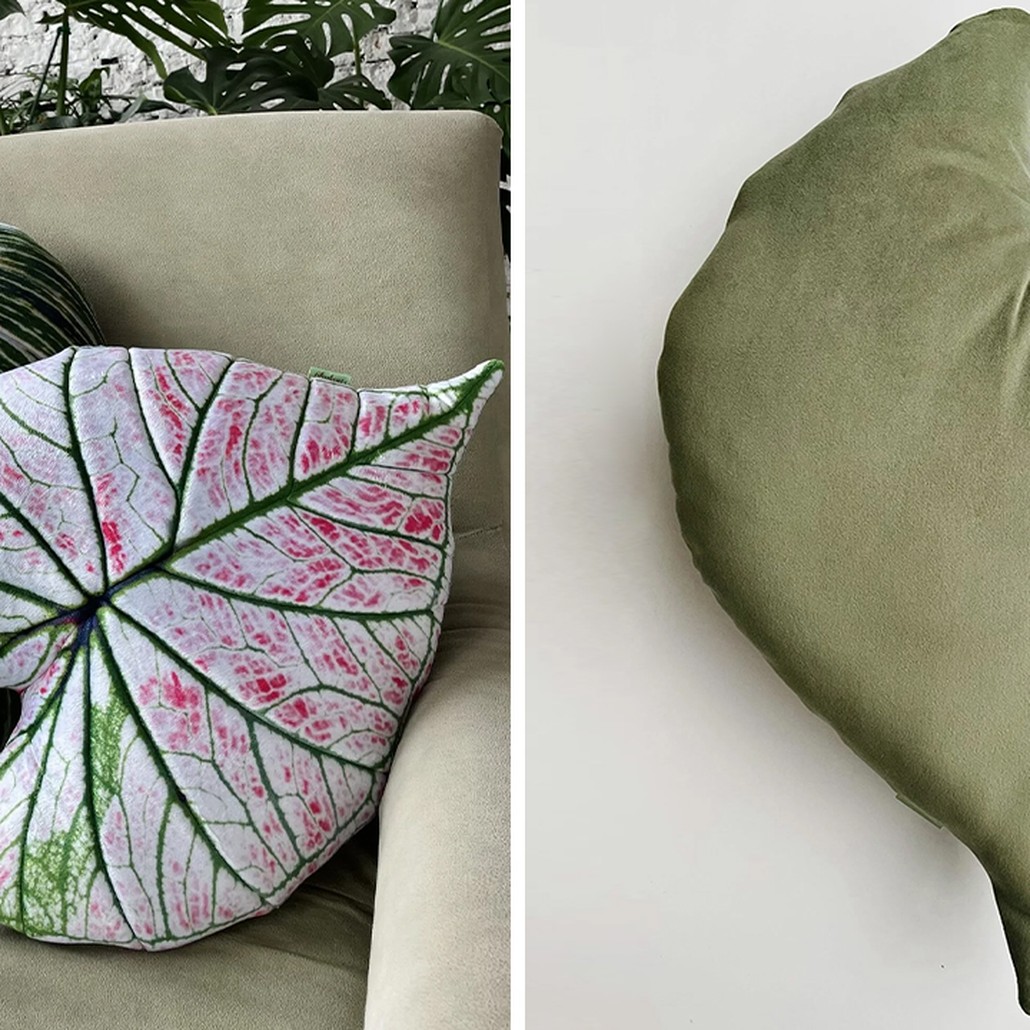 Декоративная подушка Botanical Cushion Caladium Rosebud