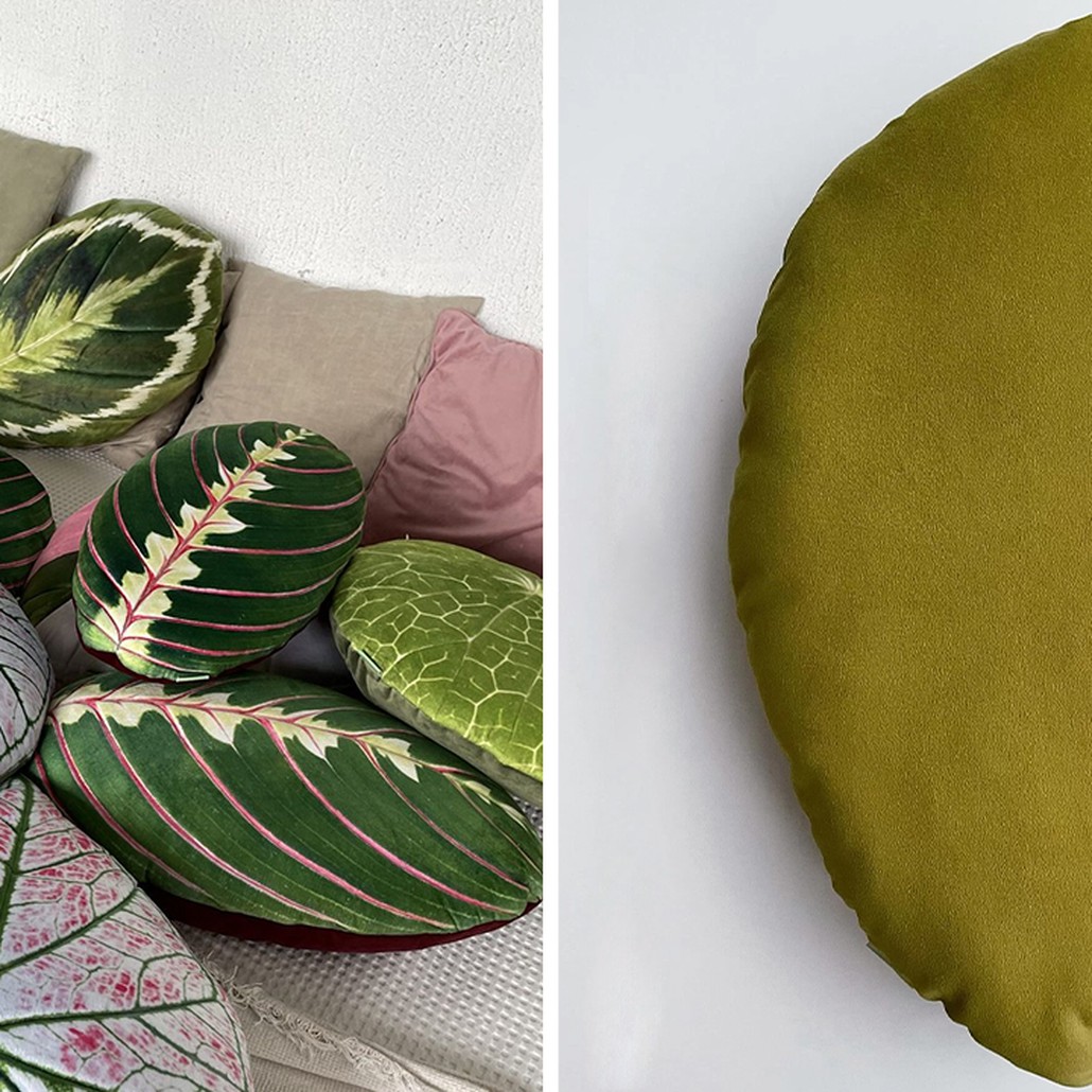 Декоративная подушка Botanical Cushion Calathea Medallion