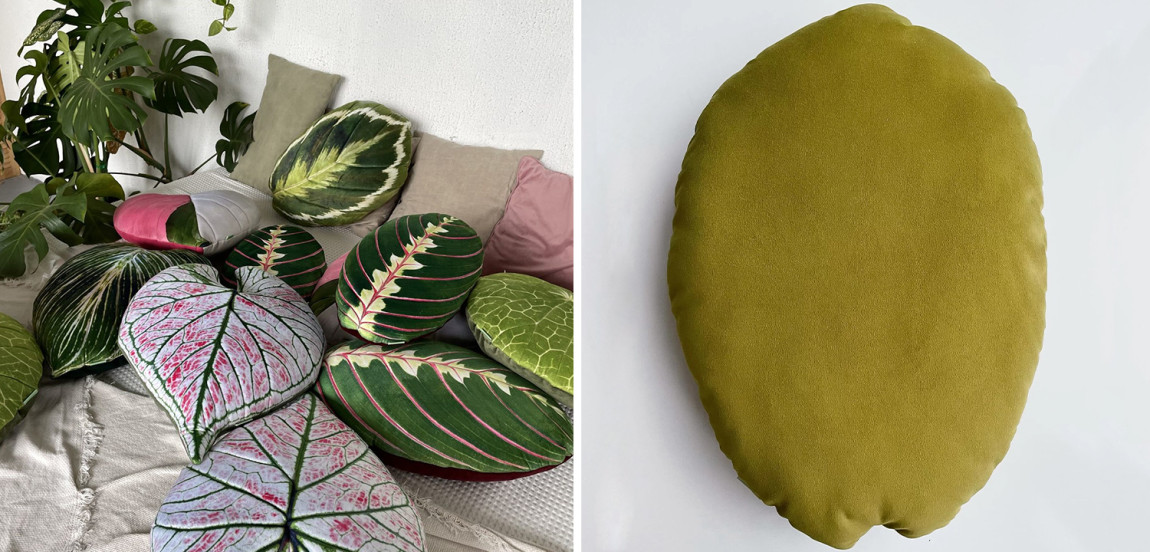 Декоративная подушка Botanical Cushion Calathea Medallion