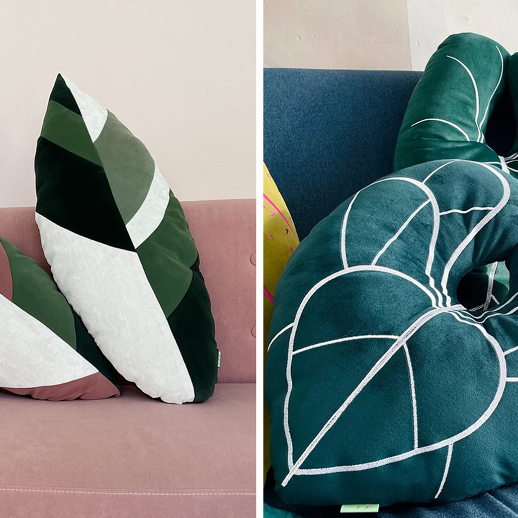 Декоративная подушка Botanical Cushion Stromanta Sanguinea