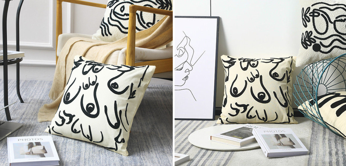 Декоративная подушка Breast Pattern Cushion