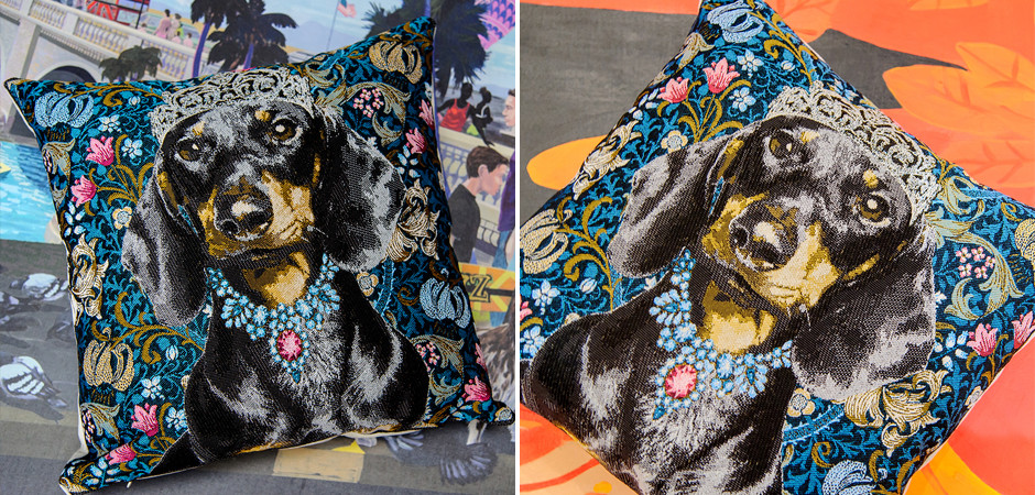 Декоративная подушка Dachshund