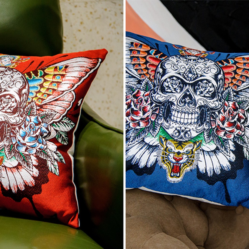 Декоративная подушка Ghost Rider Red