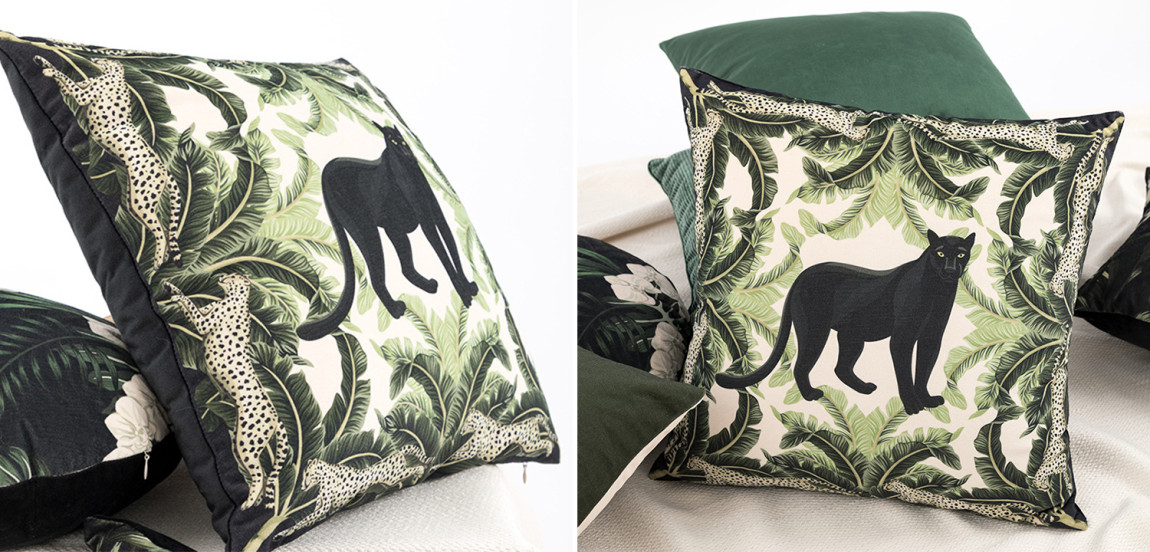 Декоративная подушка Черная Пантера Black Panther Cushion