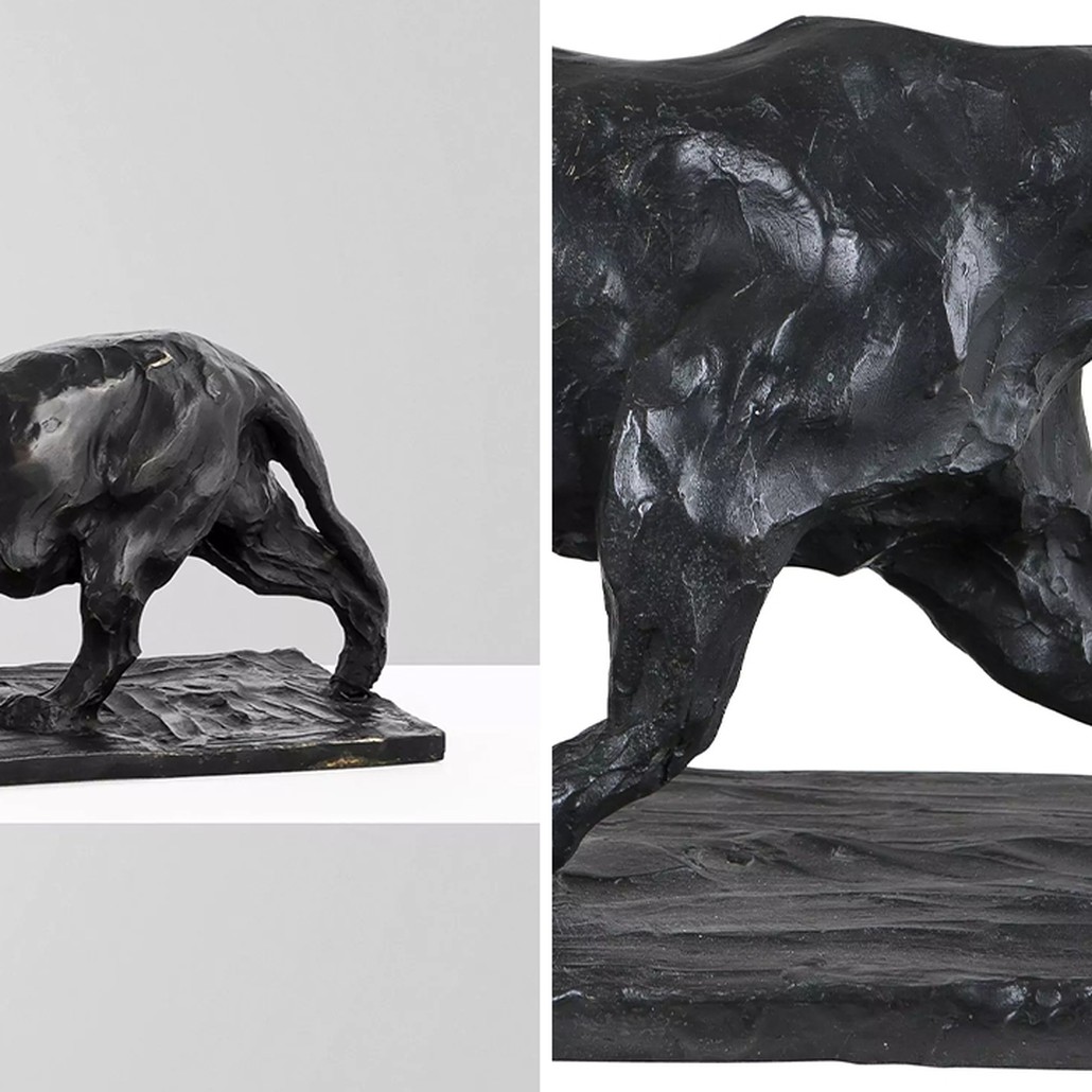 Декоративная статуэтка Eichholtz Jaguar Art Deco