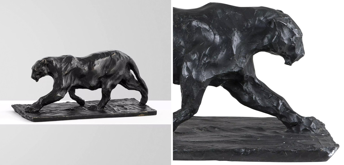 Декоративная статуэтка Eichholtz Jaguar Art Deco