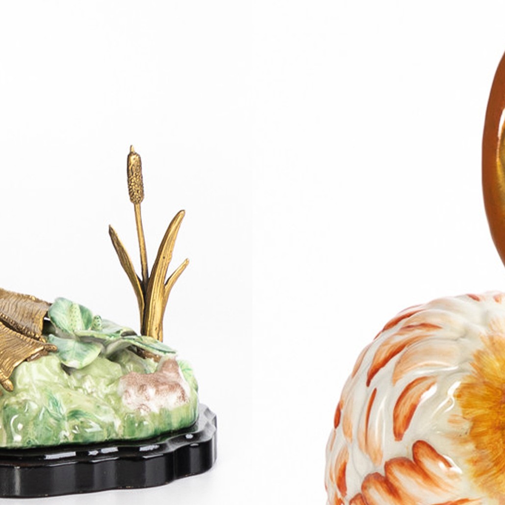 Декоративная статуэтка Flamingos Porcelain Statuette