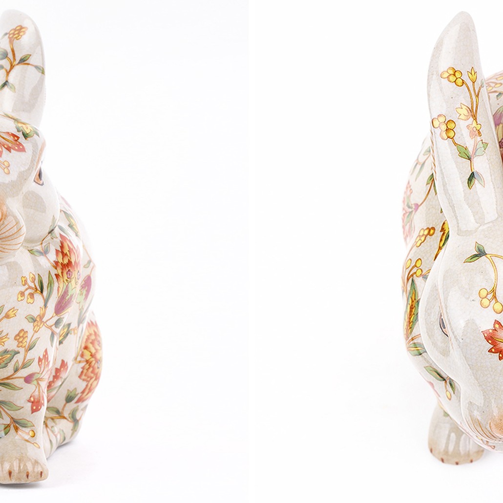Декоративная статуэтка Porcelain Hare Statuette