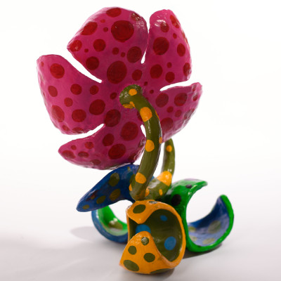 Декоративная статуэтка Yayoi Kusama Flowers that Bloom at Midnight Pink