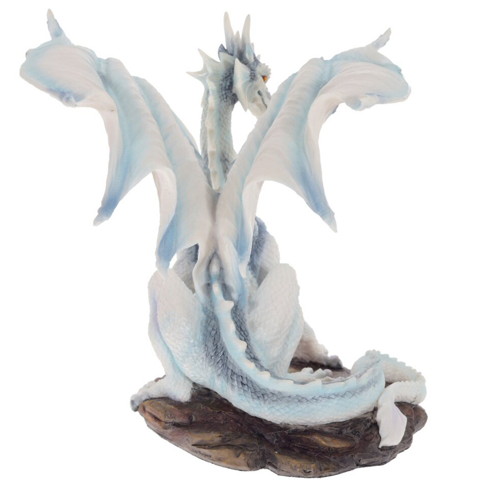 Декоративная статуэтка Белый Дракон Dragon White Statuette