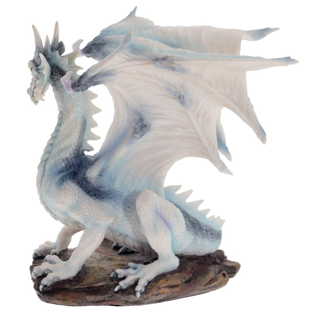 Декоративная статуэтка Белый Дракон Dragon White Statuette