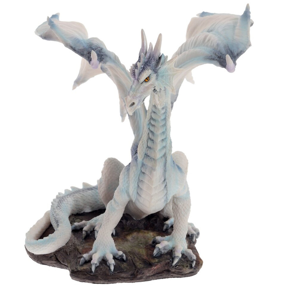 Декоративная статуэтка Белый Дракон Dragon White Statuette