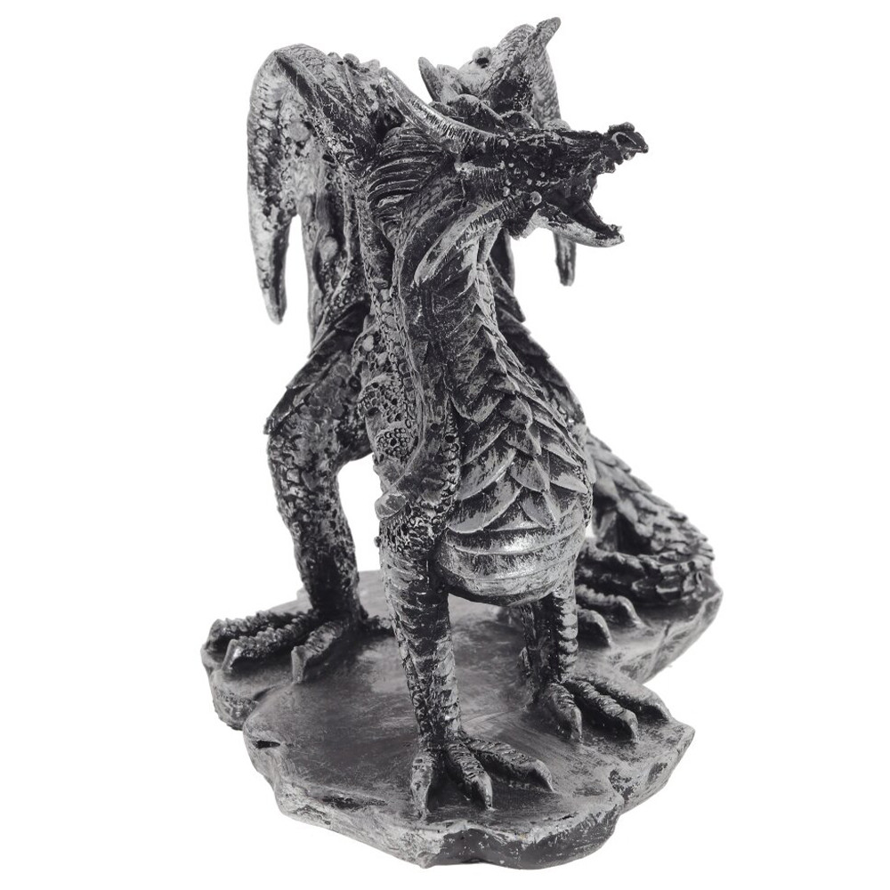 Декоративная статуэтка Дракон Dragon Black Silver Statuette